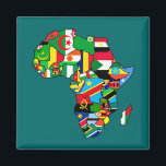 Aimant Carte africaine drapeaux dans les cartes des pays<br><div class="desc">Carte de l'Afrique avec drapeaux de pays montrant la carte de chaque pays africain. De l'Algérie du Nord à la Tanzanie du Sud-Est, du Kenya de l'Est au Nigéria de l'Ouest, de l'Égypte de l'Extrême-Nord à l'Afrique du Sud de l'extrême-Sud - chaque pays d'Afrique est identifié par sa carte de...</div>