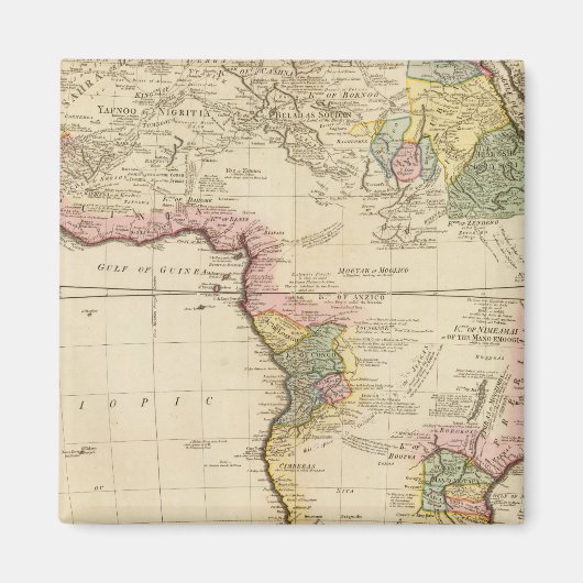 Aimant Carte Afrique (Devant)