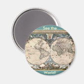 AIMANT CARTE ANTIQUE (Recto/Verso)