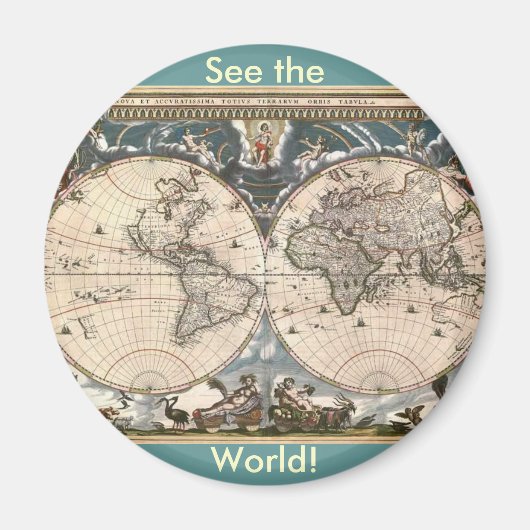 AIMANT CARTE ANTIQUE (Devant)