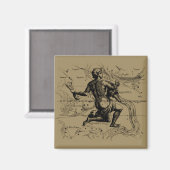 Aimant Carte Aquarius Constellation par Hevelius (Recto/Verso)