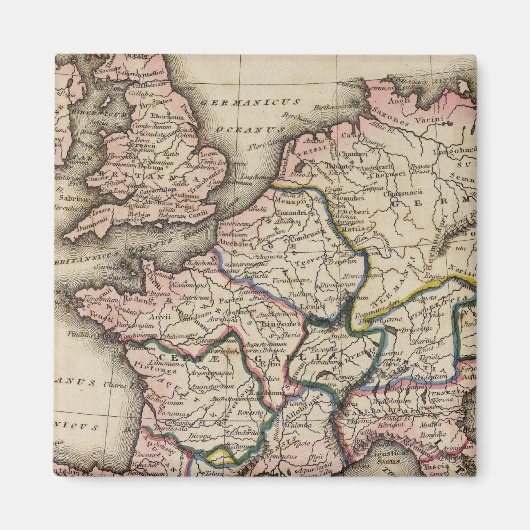 Aimant Carte Atlas Europe (Devant)