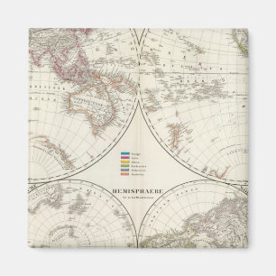 Aimant Carte Atlas Planiglob der Erde
