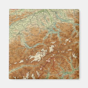 Aimant Carte Atlas suisse