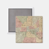 Aimant Carte Baltimore par Mitchell (Recto/Verso)