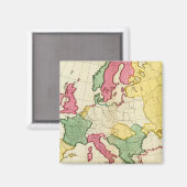 Aimant Carte claire Europe (Recto/Verso)