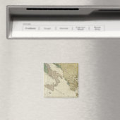 Aimant Carte composite de l'Atlas méditerranéen (In Situ (Lave-vaisselle))