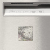 Aimant Carte composite de l'Inde, Asie (In Situ (Lave-vaisselle))