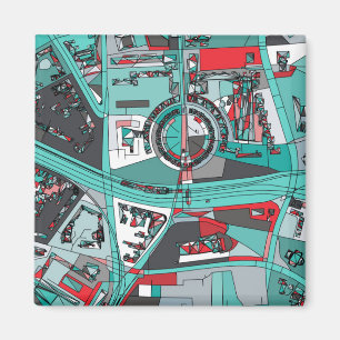 Aimant Carte de Berlin, Allemagne