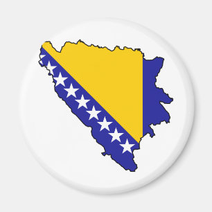 Aimant Carte de Bosnie-Herzégovine BA