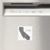 Aimant Carte de Californie (In Situ (Lave-vaisselle))