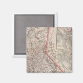 Aimant Carte de Californie (Recto/Verso)