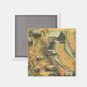Aimant Carte de Californie (Recto/Verso)