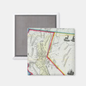 Aimant Carte de Californie (Recto/Verso)