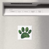 Aimant Carte de circuit Pawprint Dog (In Situ (Lave-vaisselle))