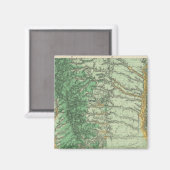 Aimant Carte de classification des terres du sud-ouest du (Recto/Verso)