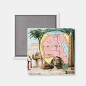 Aimant Carte de commerce 1899 Égypte (Recto/Verso)