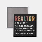 Aimant Carte de devis amusante de l'immobilier (Recto/Verso)
