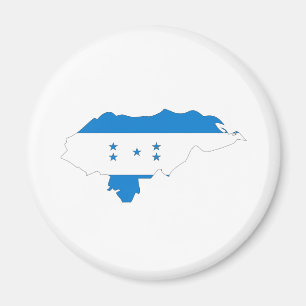 Aimant Carte de drapeau du Honduras normale