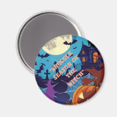 Aimant Carte de fête Halloween (Recto/Verso)