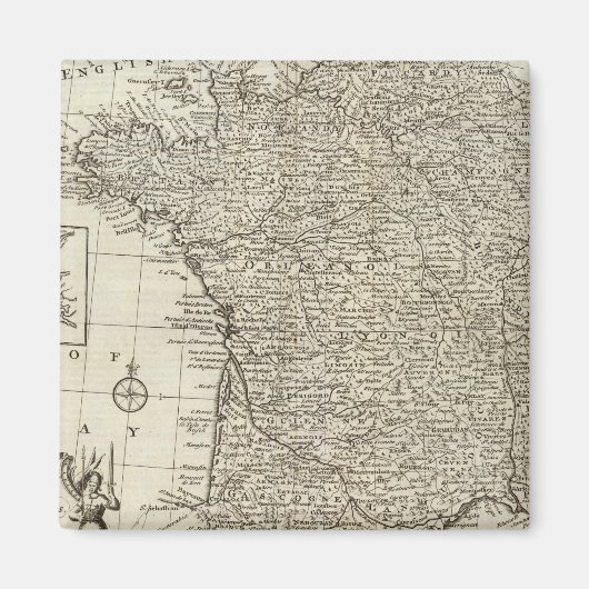 Aimant Carte de France 2 (Devant)