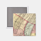 Aimant Carte de Grant, comtés de Hardy (Recto/Verso)