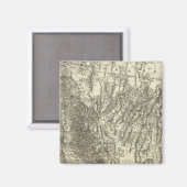 Aimant Carte de la Californie et du Nevada (Recto/Verso)