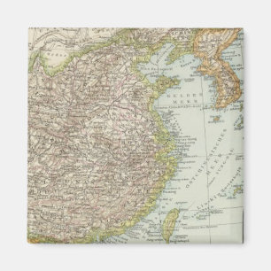Aimant Carte de la Chine et du Japon