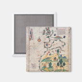 Aimant Carte de la Grande-Bretagne (Recto/Verso)