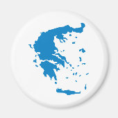 Aimant Carte de la Grèce (Devant)