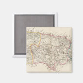Aimant Carte de la Jamaïque (Recto/Verso)