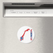 Aimant Carte De La Norvège (In Situ (Lave-vaisselle))