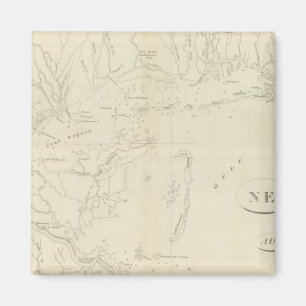 Aimant Carte de la Nouvelle-Orléans