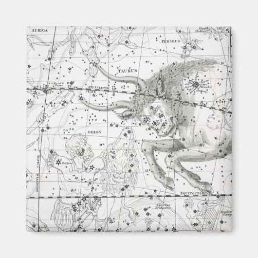 Aimant Carte de la plaque Constellations XIV (Devant)