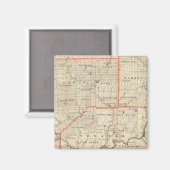 Aimant Carte de la région pétrolière de Pennsylvanie (Recto/Verso)