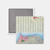 Aimant Carte de la rue San Francisco (Recto/Verso)