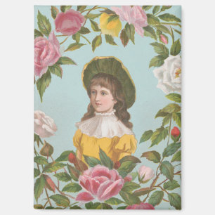 Aimant Carte de la Saint-Valentin vintage allemande kitsc