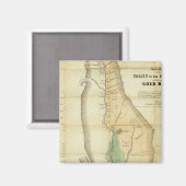 Aimant Carte de la Vallée du Sacramento (Recto/Verso)