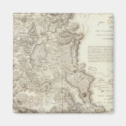 Aimant Carte de la ville de Mexico (Devant)