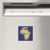 Aimant Carte de l'afrique (In Situ (Lave-vaisselle))