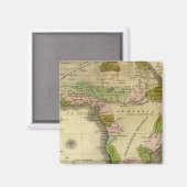 Aimant Carte de l'Afrique (Recto/Verso)