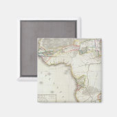 Aimant Carte de l'Afrique composite (Recto/Verso)