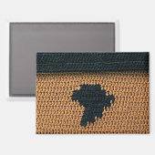Aimant Carte de l'Afrique Crochet noir et Brown (Recto/Verso)