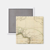 Aimant Carte de l'Afrique occidentale (Recto/Verso)