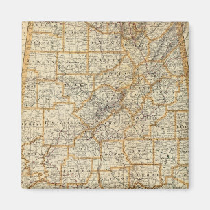 Aimant Carte de l'Alabama