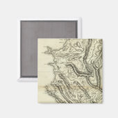 Aimant Carte de l'Albanie (Recto/Verso)