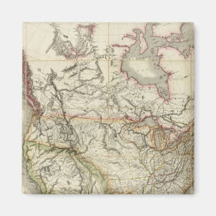 Aimant Carte de l'Amérique du Nord 4