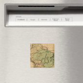Aimant Carte de l'Amérique du Sud par Worcester (In Situ (Lave-vaisselle))