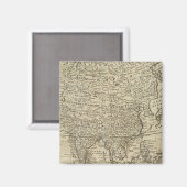 Aimant Carte de l'Asie (Recto/Verso)