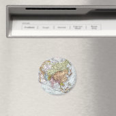 Aimant Carte de l'Asie au XIXe siècle (In Situ (Lave-vaisselle))